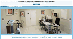 Desktop Screenshot of crmsantpau.com