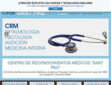 Tablet Screenshot of crmsantpau.com